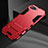 Custodia Silicone e Plastica Opaca Cover con Supporto A01 per Oppo R17 Neo Rosso