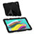 Custodia Silicone e Plastica Opaca Cover con Supporto A02 per Samsung Galaxy Tab S5e Wi-Fi 10.5 SM-T720