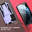 Custodia Silicone e Plastica Opaca Cover con Supporto A03 per Samsung Galaxy S21 FE 5G