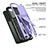 Custodia Silicone e Plastica Opaca Cover con Supporto A03 per Samsung Galaxy S23 Plus 5G