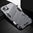 Custodia Silicone e Plastica Opaca Cover con Supporto A05 per Apple iPhone 13
