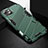 Custodia Silicone e Plastica Opaca Cover con Supporto A05 per Apple iPhone 14