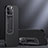 Custodia Silicone e Plastica Opaca Cover con Supporto A08 per Apple iPhone 14 Pro Max Nero