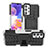 Custodia Silicone e Plastica Opaca Cover con Supporto JX1 per Samsung Galaxy A23 4G