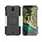 Custodia Silicone e Plastica Opaca Cover con Supporto JX2 per Nokia C100