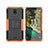 Custodia Silicone e Plastica Opaca Cover con Supporto JX2 per Nokia C100