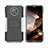 Custodia Silicone e Plastica Opaca Cover con Supporto JX2 per Nokia G300 5G