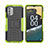 Custodia Silicone e Plastica Opaca Cover con Supporto JX2 per Nokia G400 5G