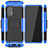 Custodia Silicone e Plastica Opaca Cover con Supporto JX2 per Samsung Galaxy A32 5G