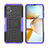 Custodia Silicone e Plastica Opaca Cover con Supporto JX2 per Xiaomi Poco M4 5G