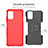 Custodia Silicone e Plastica Opaca Cover con Supporto JX3 per Samsung Galaxy M02s