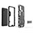 Custodia Silicone e Plastica Opaca Cover con Supporto KC1 per Samsung Galaxy M31 Prime Edition