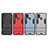 Custodia Silicone e Plastica Opaca Cover con Supporto KC1 per Samsung Galaxy M31 Prime Edition