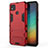 Custodia Silicone e Plastica Opaca Cover con Supporto KC1 per Xiaomi Redmi 9C