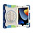 Custodia Silicone e Plastica Opaca Cover con Supporto L03 per Apple iPad 10.2 (2020) Blu