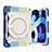 Custodia Silicone e Plastica Opaca Cover con Supporto L13 per Apple iPad Pro 11 (2021) Cielo Blu