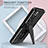 Custodia Silicone e Plastica Opaca Cover con Supporto MQ1 per Xiaomi Redmi Note 11 Pro+ Plus 5G