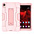 Custodia Silicone e Plastica Opaca Cover con Supporto per Huawei MediaPad M6 8.4 Rosa