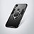 Custodia Silicone e Plastica Opaca Cover con Supporto per Huawei Y6 (2019) Nero