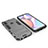 Custodia Silicone e Plastica Opaca Cover con Supporto per Samsung Galaxy A10s Grigio