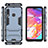 Custodia Silicone e Plastica Opaca Cover con Supporto per Samsung Galaxy A70E