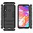 Custodia Silicone e Plastica Opaca Cover con Supporto per Samsung Galaxy A70E