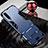 Custodia Silicone e Plastica Opaca Cover con Supporto per Samsung Galaxy A90 5G Blu