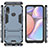 Custodia Silicone e Plastica Opaca Cover con Supporto per Samsung Galaxy M01s