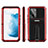 Custodia Silicone e Plastica Opaca Cover con Supporto per Samsung Galaxy S22 5G