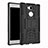 Custodia Silicone e Plastica Opaca Cover con Supporto per Sony Xperia L2 Nero