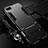 Custodia Silicone e Plastica Opaca Cover con Supporto R01 per Oppo RX17 Neo Nero