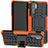 Custodia Silicone e Plastica Opaca Cover con Supporto R03 per Huawei P30 Pro New Edition