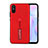 Custodia Silicone e Plastica Opaca Cover con Supporto R05 per Xiaomi Redmi 9i Rosso