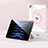 Custodia Silicone e Plastica Opaca Cover con Supporto S01 per Apple iPad Pro 12.9 (2021) Oro Rosa