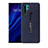 Custodia Silicone e Plastica Opaca Cover con Supporto T01 per Huawei P30 Pro New Edition Blu