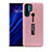 Custodia Silicone e Plastica Opaca Cover con Supporto T01 per Huawei P30 Pro New Edition Oro Rosa