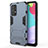 Custodia Silicone e Plastica Opaca Cover con Supporto T01 per Samsung Galaxy A52s 5G