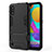 Custodia Silicone e Plastica Opaca Cover con Supporto T01 per Samsung Galaxy M01