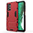 Custodia Silicone e Plastica Opaca Cover con Supporto T04 per Samsung Galaxy A32 5G