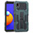 Custodia Silicone e Plastica Opaca Cover con Supporto YF1 per Samsung Galaxy A01 Core