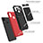 Custodia Silicone e Plastica Opaca Cover con Supporto YF1 per Samsung Galaxy A10s
