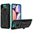 Custodia Silicone e Plastica Opaca Cover con Supporto YF1 per Samsung Galaxy A10s Verde