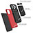 Custodia Silicone e Plastica Opaca Cover con Supporto YF1 per Samsung Galaxy A12 5G
