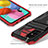 Custodia Silicone e Plastica Opaca Cover con Supporto YF1 per Samsung Galaxy A51 5G