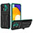 Custodia Silicone e Plastica Opaca Cover con Supporto YF1 per Samsung Galaxy A72 5G