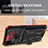 Custodia Silicone e Plastica Opaca Cover con Supporto YF1 per Samsung Galaxy M01s