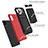 Custodia Silicone e Plastica Opaca Cover con Supporto YF1 per Samsung Galaxy M02