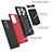 Custodia Silicone e Plastica Opaca Cover con Supporto YF1 per Samsung Galaxy Note 20 Ultra 5G