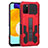 Custodia Silicone e Plastica Opaca Cover con Supporto ZJ1 per Samsung Galaxy A02s