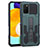 Custodia Silicone e Plastica Opaca Cover con Supporto ZJ1 per Samsung Galaxy A03s Verde